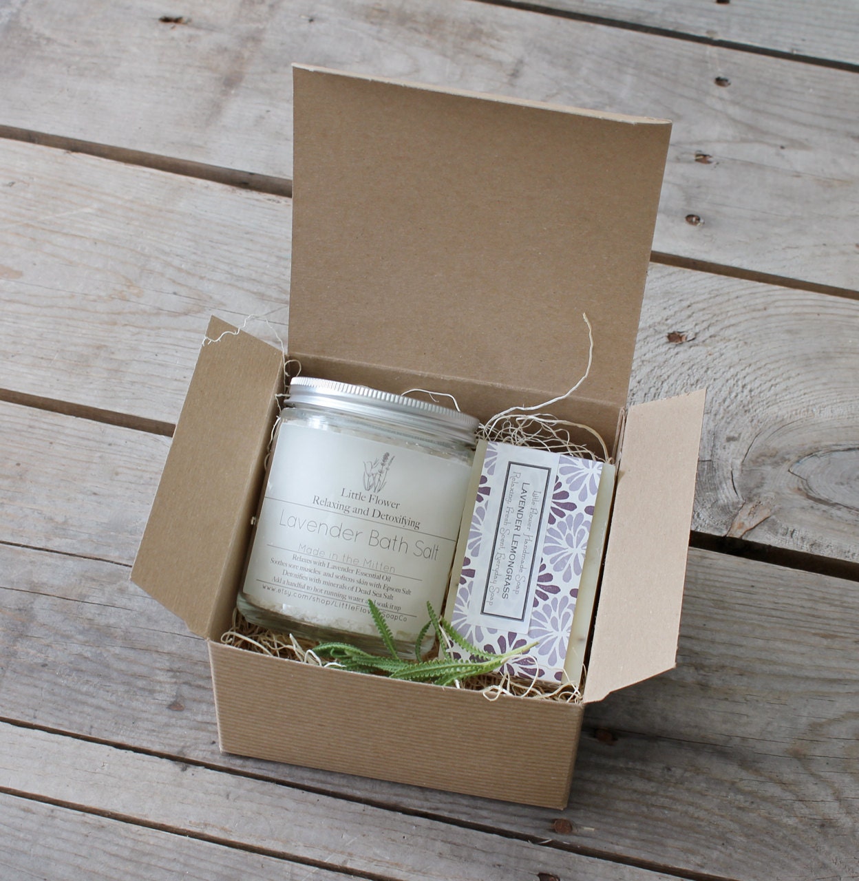 Relax and Restore Set / lavender soap detox bath salts / spa gift for her /bath and beauty body
