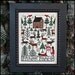 cross stitch pattern : Reindeer Roundup The Prairie Schooler Book 182 Christmas counted cross stitch diy