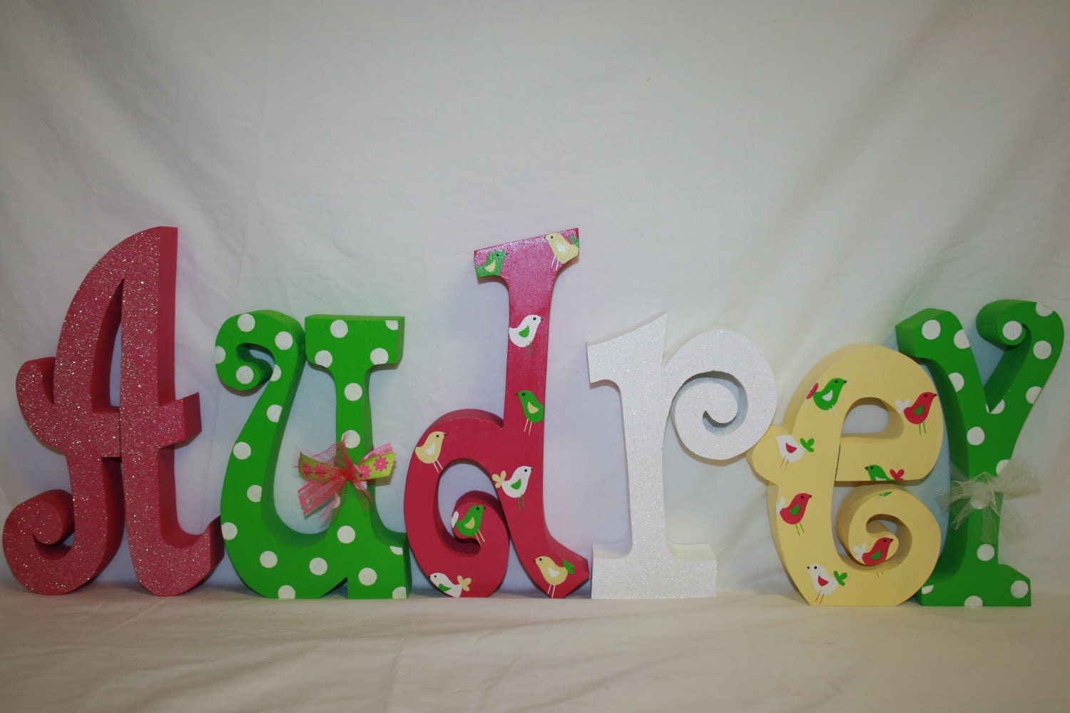 Pottery Barn Penelope nursery letters childrens room decor custom wood letters hand painted nursery letters six letters