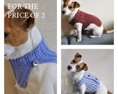 3 Crochet Dog Sweater PATTERN  / PDF format Pattern /  Dog clothes pattern / Crochet pattern