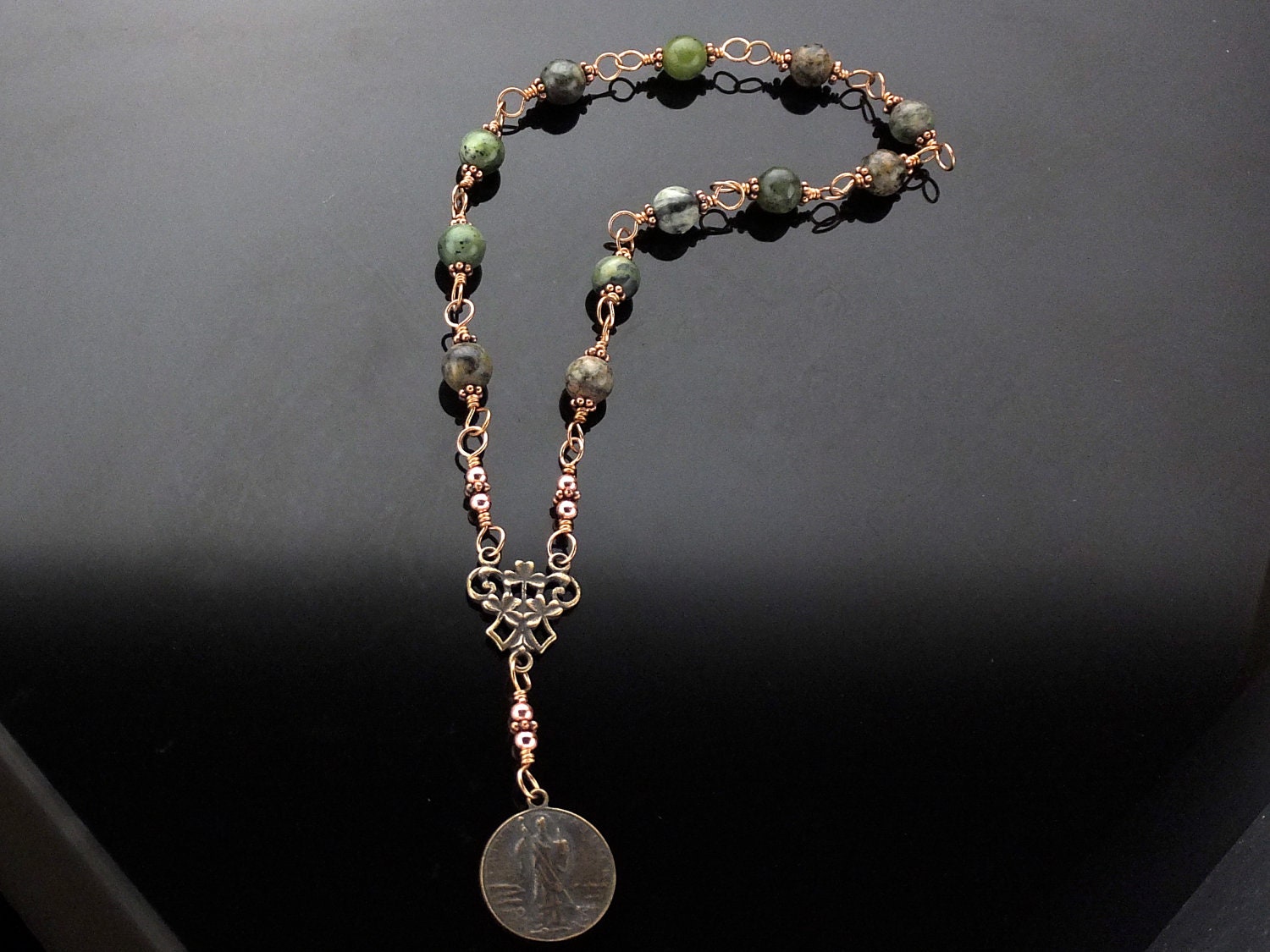 St. Patrick Chaplet: Bronze Wire Wrapped Chaplet (Unbreakable)