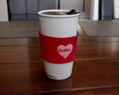 Linen Coffee Cup Sleeve