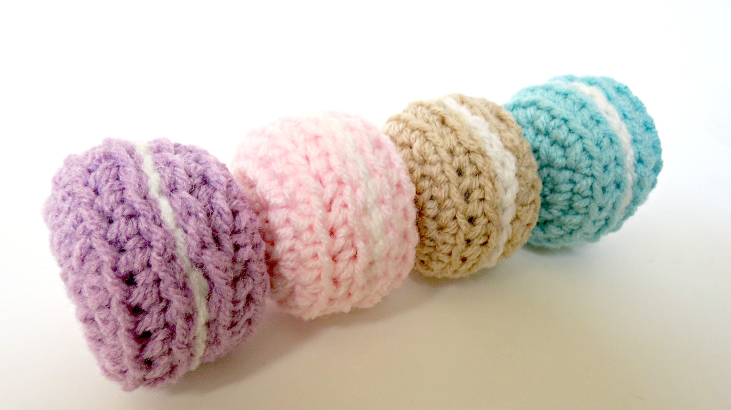 Cat Macarons- Organic Catnip Cat Toys- Set of Two