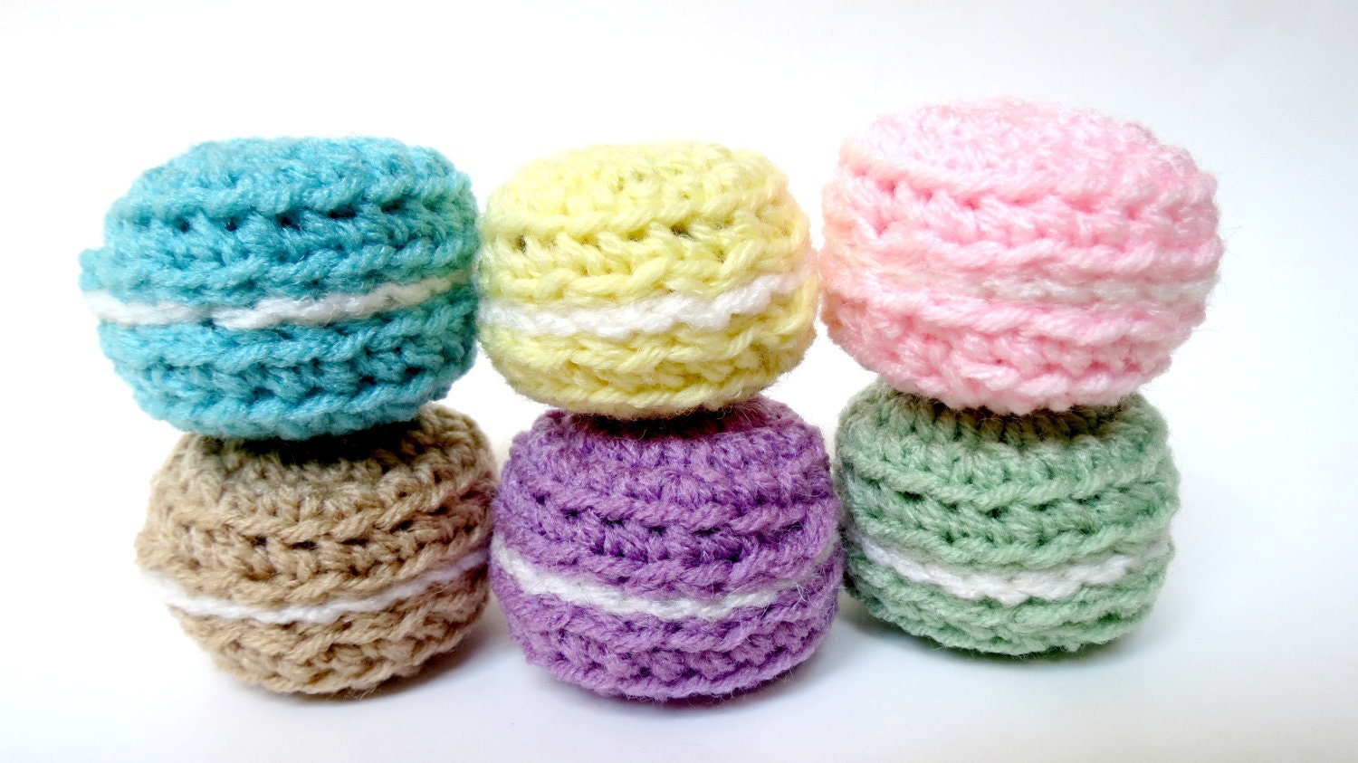 Cat Macarons- Organic Catnip Cat Toys- Set of Two