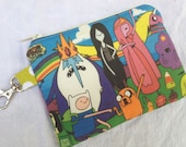 Adventure Time Small Zippered Pouch - Jake and Finn