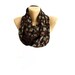 infinity scarf ,loop, woman scarves, infinity scarf, warmer, neck warmer, fall colors, brown and blue and beige