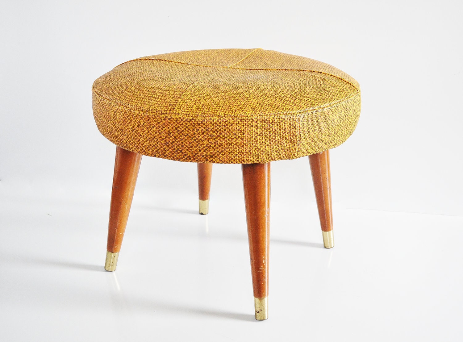 Mid Century Footstool or Ottoman