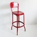 Vintage Cosco Stool - Bright Red