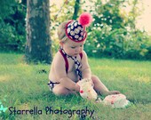 Baby boy / Toddler Cake Smash Birthday Outfit including a necktie diaper cover & party hat in Navy Blue Baseball