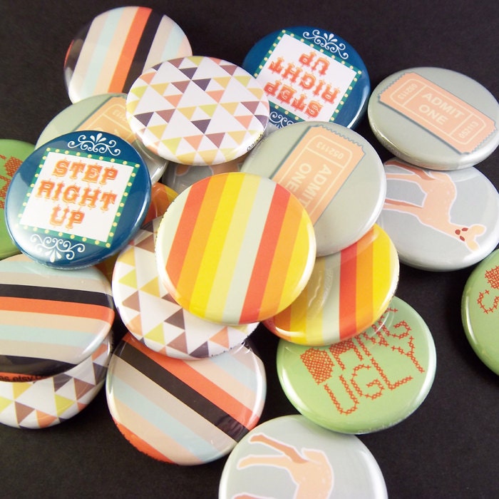 Party Favors // Custom Pinback Buttons