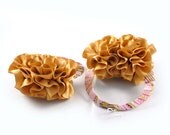 Miss Daisy ruffle earrings by Velvet and Rose