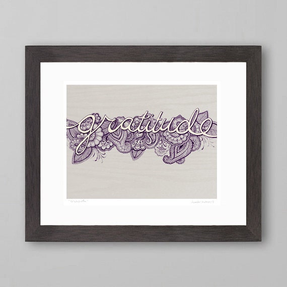 Gratitude - Art print