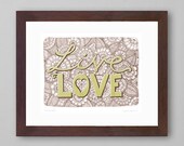 Live Love - Art Print