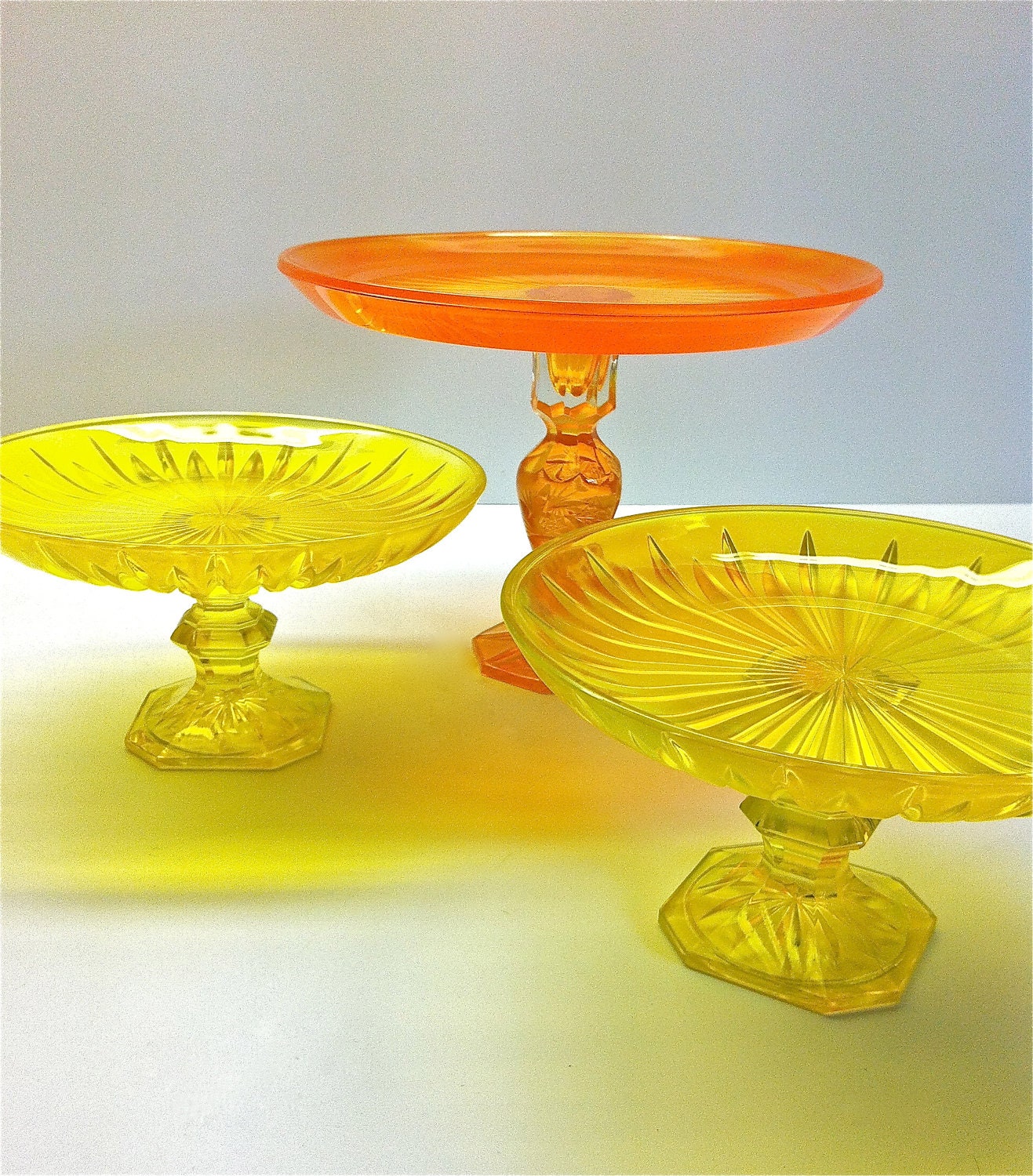 One Bright and Fun Cupcake Stand in Yellow