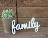 Wooden Family Sign