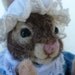 Mom and Bunnies,  Needle felted, Collectible, OOAK by Grannancan