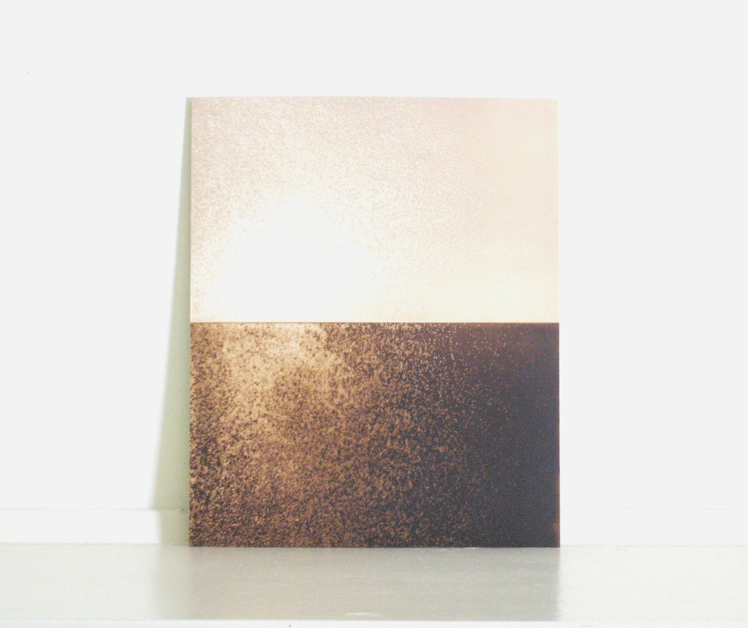 Etching Print / Minimalist Home Decor: Chiral (in Tan and Brown)