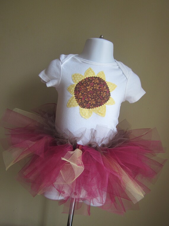 Baby Sunflower Tutu Set