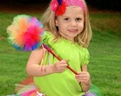 Rainbow Brite Puff Wand - Party Decor - Party Favors
