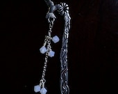 Swarovski Cluster of Crystal on Humming Bird and Flower Book Mark 6" Long