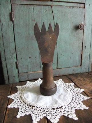 Antique Ice Chopper Primitive Rustic