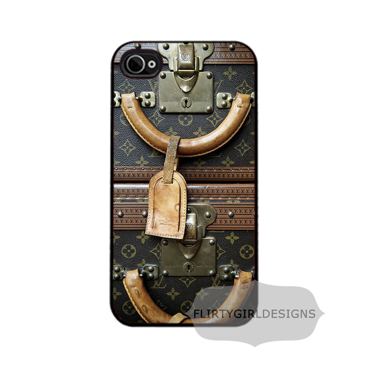 Items similar to iPhone 4/4s or 5 Apple iPhone hard Case cover louis vuitton vintage luggage on Etsy