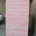 Large Audrey Hepburn Quote hand painted wood sign