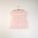1960's Bright Pink Chiffon Ruffle Party Dress