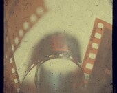 Film negative photograph- whimsical, retro, ttv, dreamy, geekery, vintage inspired, still life, unisex, 8x8 print,