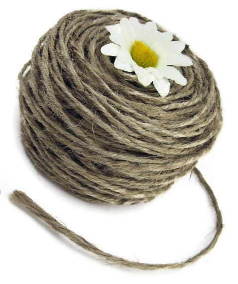 Jute Twine, 3 Ply Rope, Eco-friendly, Hand Wound Center Pull Skein