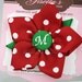 Personalized Ribbon Flower Bow/ Customize your own flower bow / you pick the color.