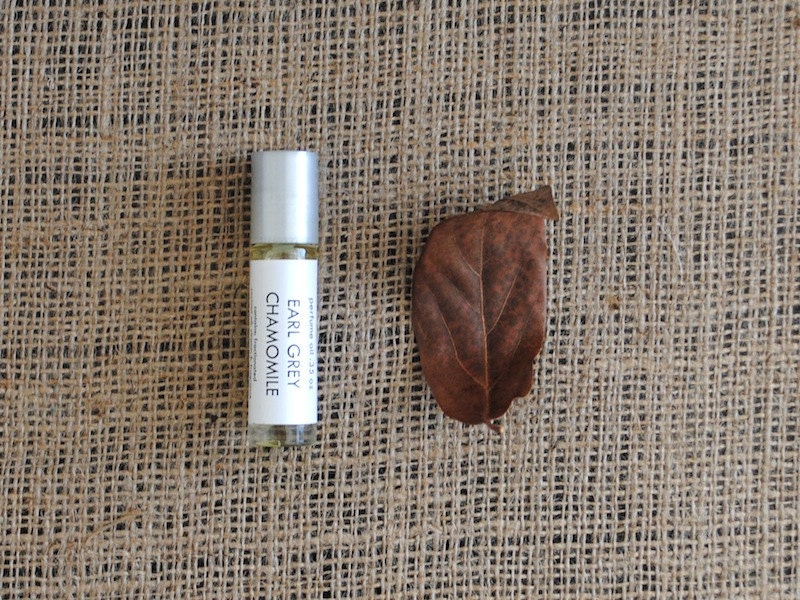 Earl Grey Chamomile Perfume Oil - Roll On Perfume Bergamot Orange Tea Fragrance