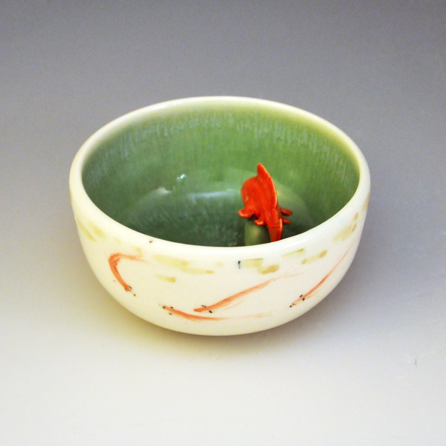 Koi Tea Bowl "Fish Fish"