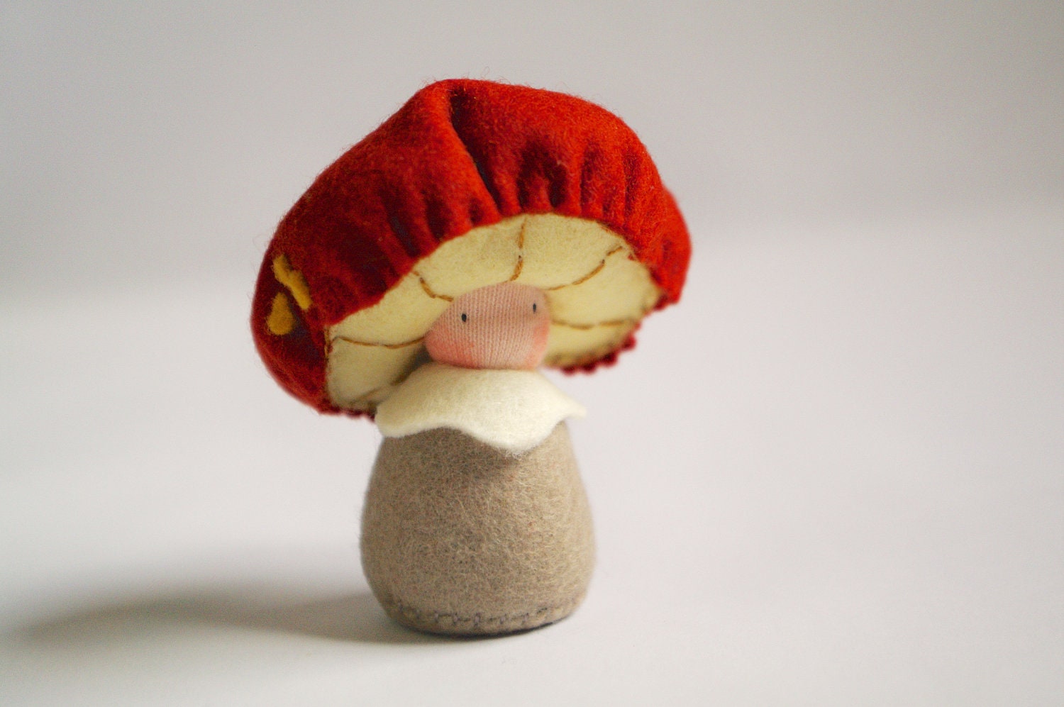 Waldorf mushroom collectible doll / Auntie Frizal