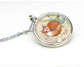 Woodland Fox Necklace - Fox Pendant