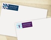 Sweet Shoppe Boy Baby Shower - CUSTOM PRINTABLE Return Address Labels