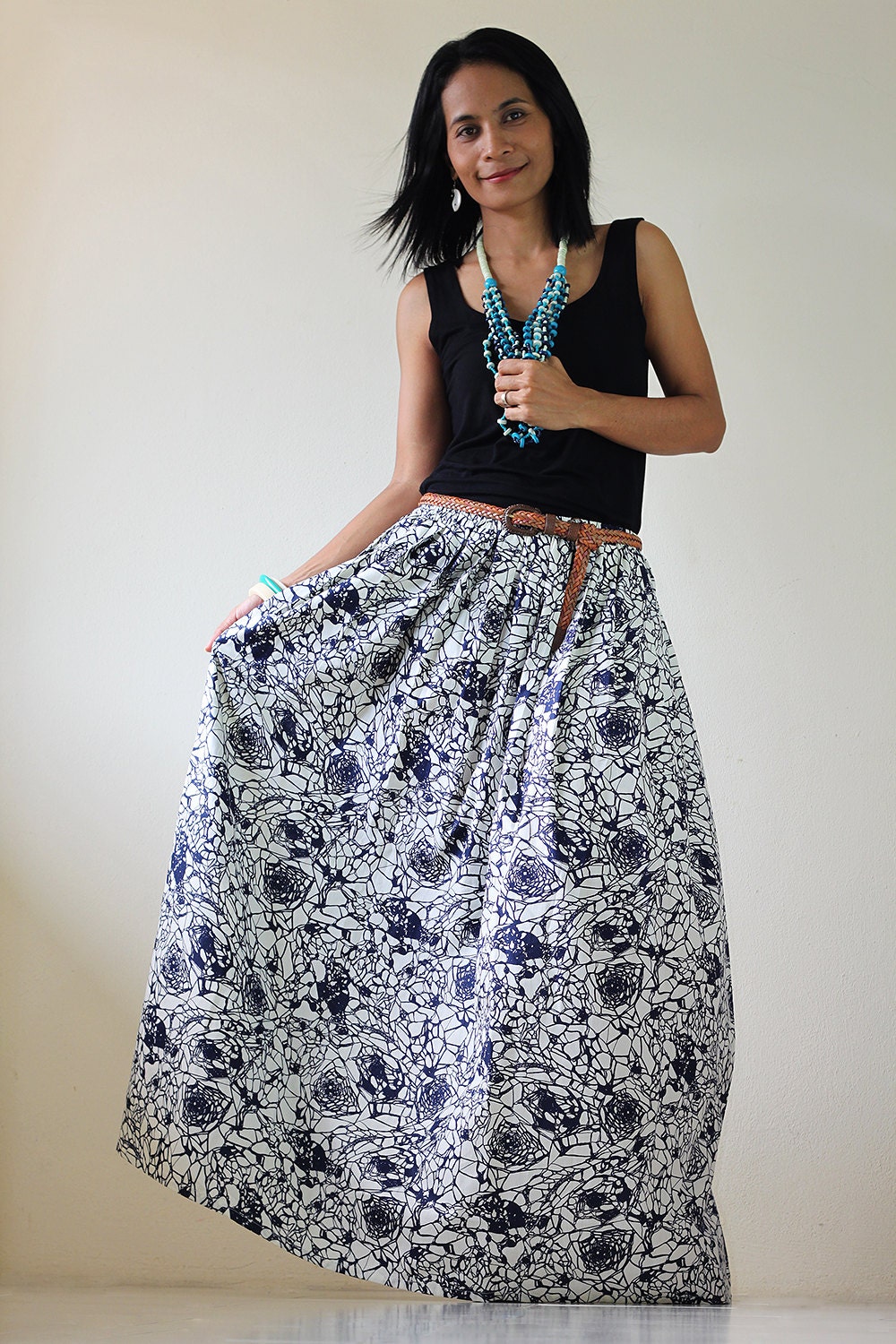 Boho Maxi Skirt - Floor Length Skirt : Feel Good Collection II