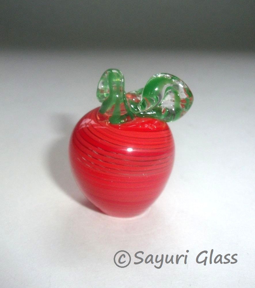 Red Apple Ornament 2  : DISASTER RELIEF
