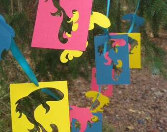 Red, Yellow, & Blue Fish Garland. Dr. Seuss. Or CHOOSE Your Own Colors. Shower, Birthday, Home. Custom Orders Welcome. ANY BOOK Available.