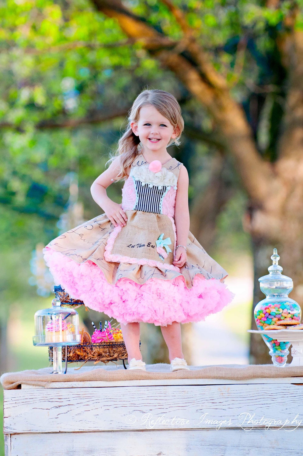 The Cupcake Birthday Dress, Child's costume, Girls Dress
