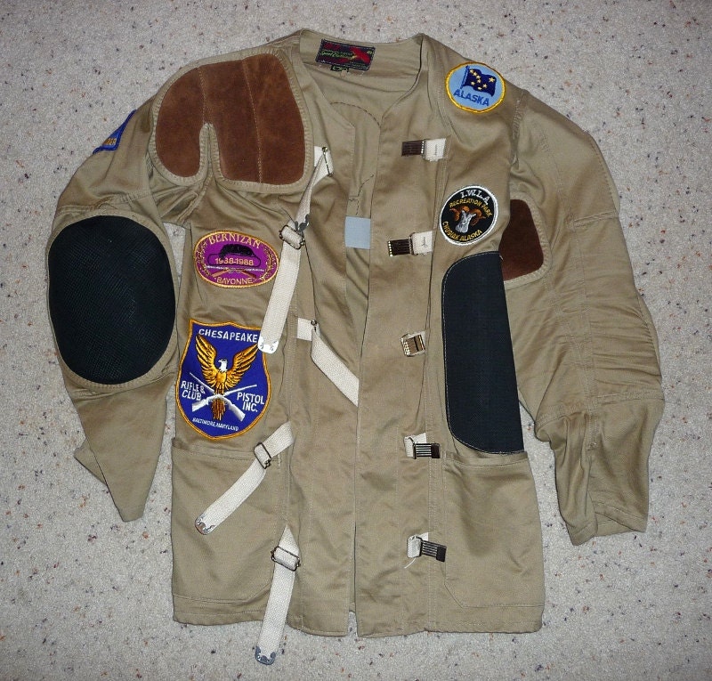 10X Shooting Jacket with Patches Size Mens Small by MyFrenchTexas