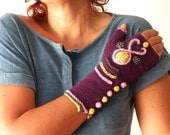Hand Knit Fingerless Gloves - Urban Hand Warmers