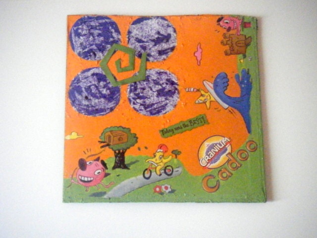 Up-cycled Cranium Cadoo Game Board Magnet