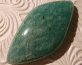 Amazonite from Madagascar, a free form flame of sea green, Ready to ship in one business day