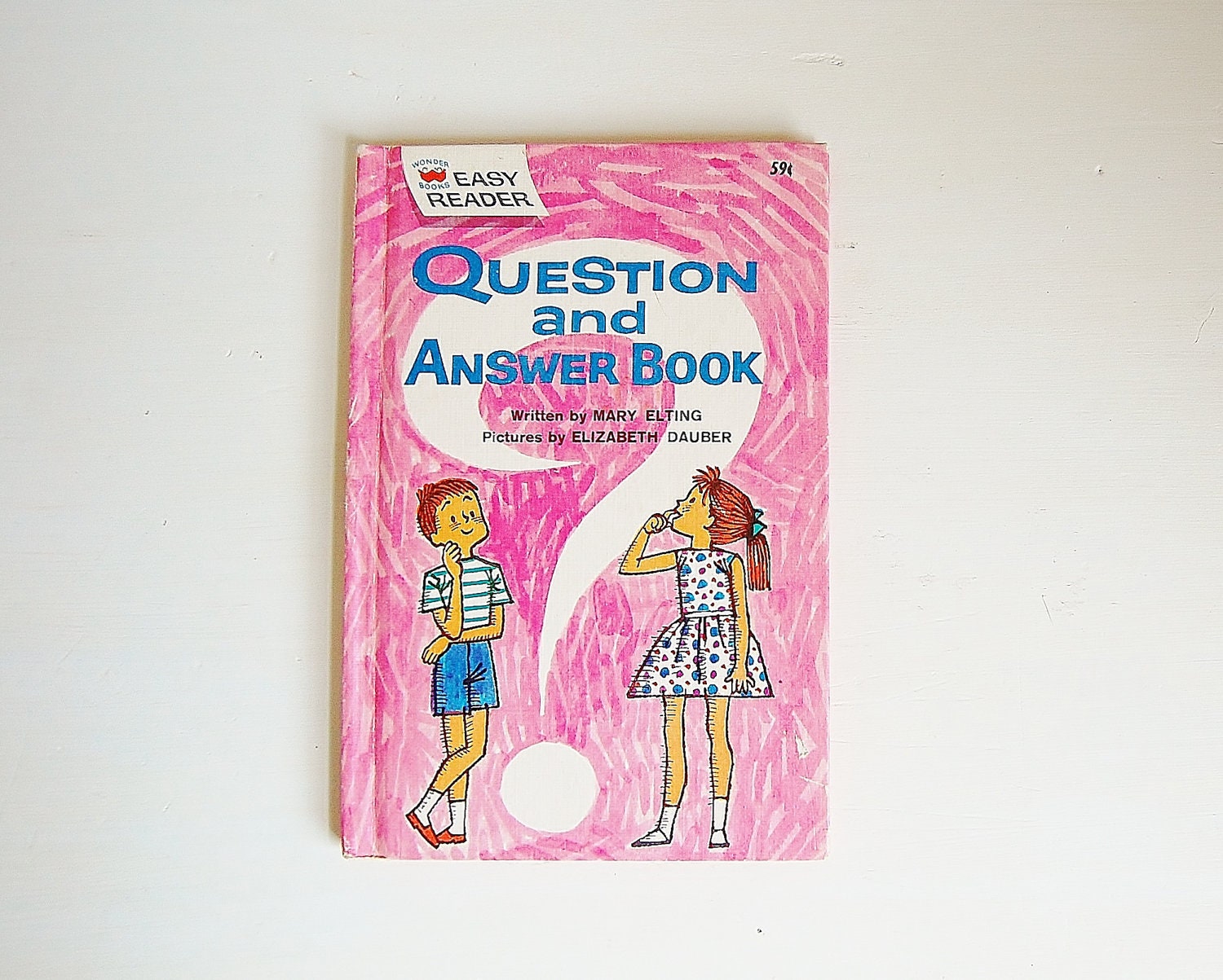 Pink Book Questions and Answers Wonder Books 1960's