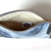 SALE. N I G H T SKY Clutch. Hand Dyed Make up Bag. Tie Dyed Clutch. Leather Make Up Bag.