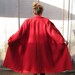 RED RED RED Mohair Vintage Coat