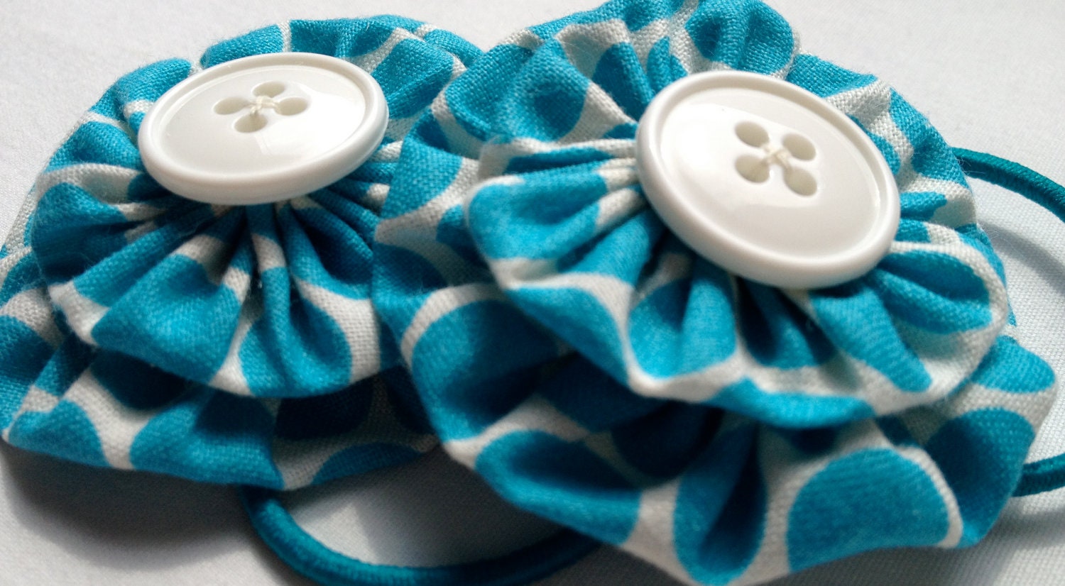 Polka-rific Ponytail Holders