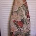 Handmade Floral Ironing Board Cover, Rust and Sage Green (no. 2)