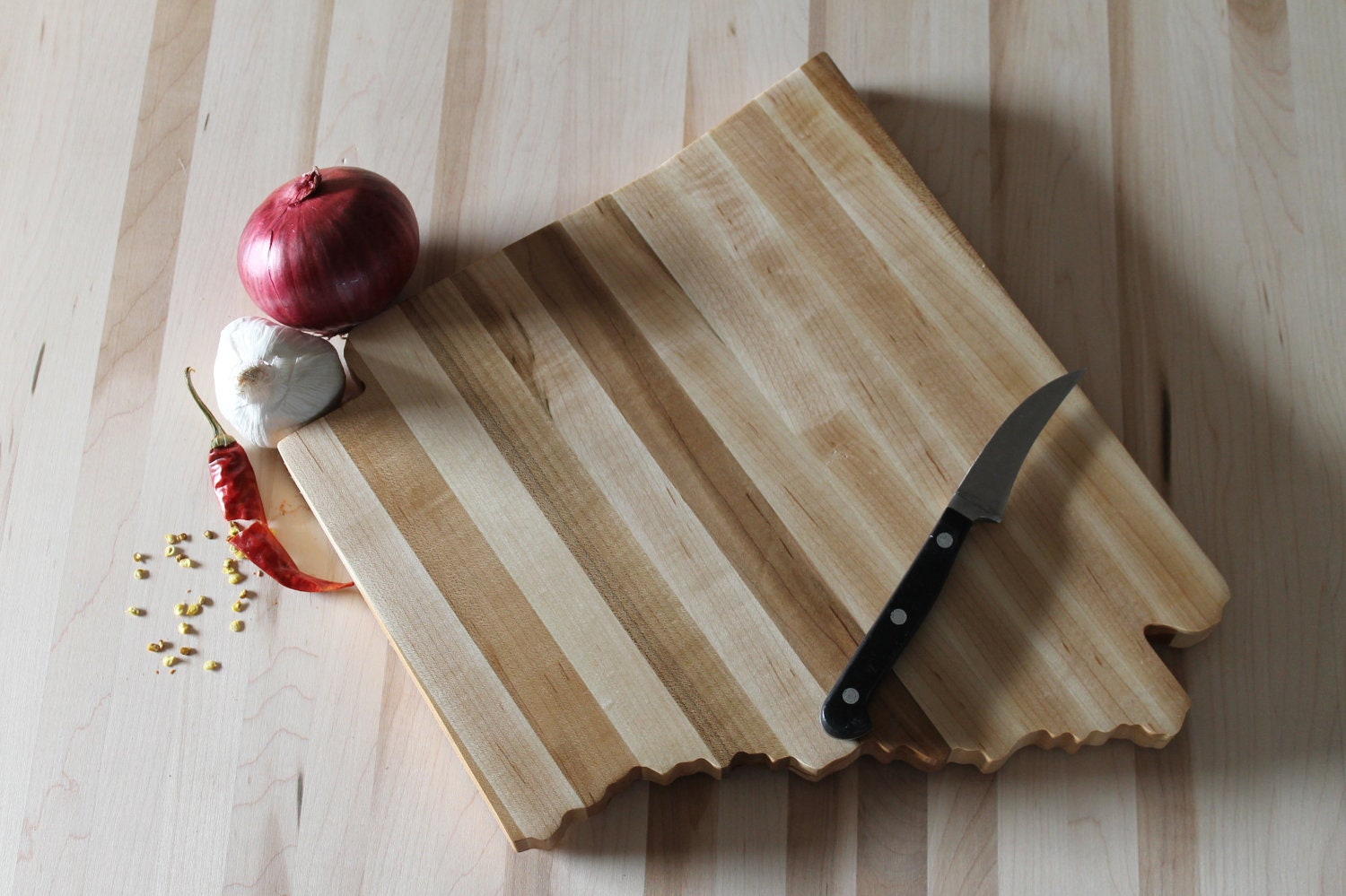 12'' Arkansas State Shaped Cutting Board